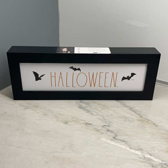 Rae Dunn | Accents | Rae Dunn Halloween Wooden Sign | Poshmark